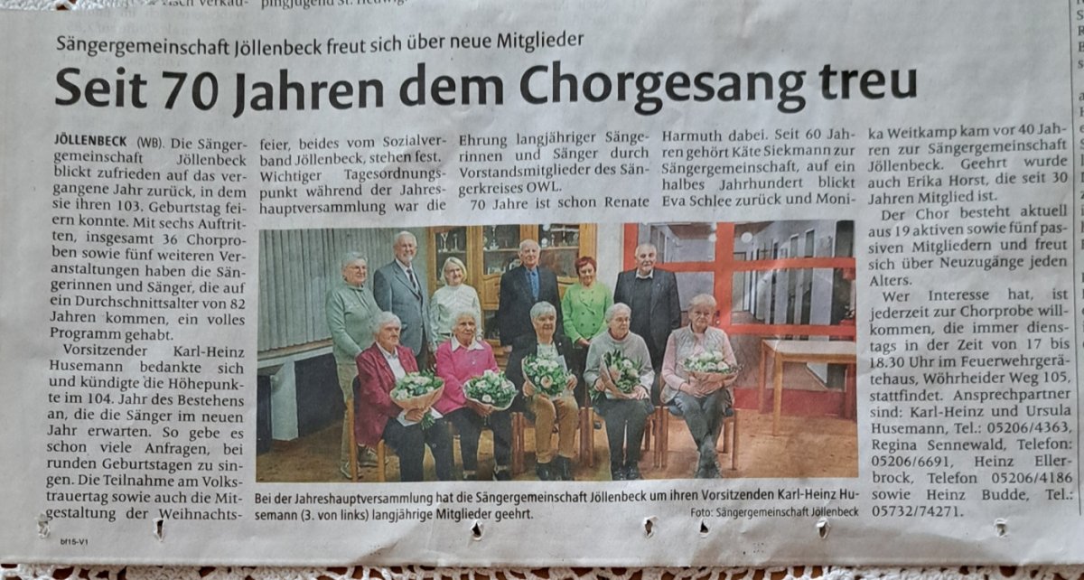 Sängergemeinschaft Jöllenbeck